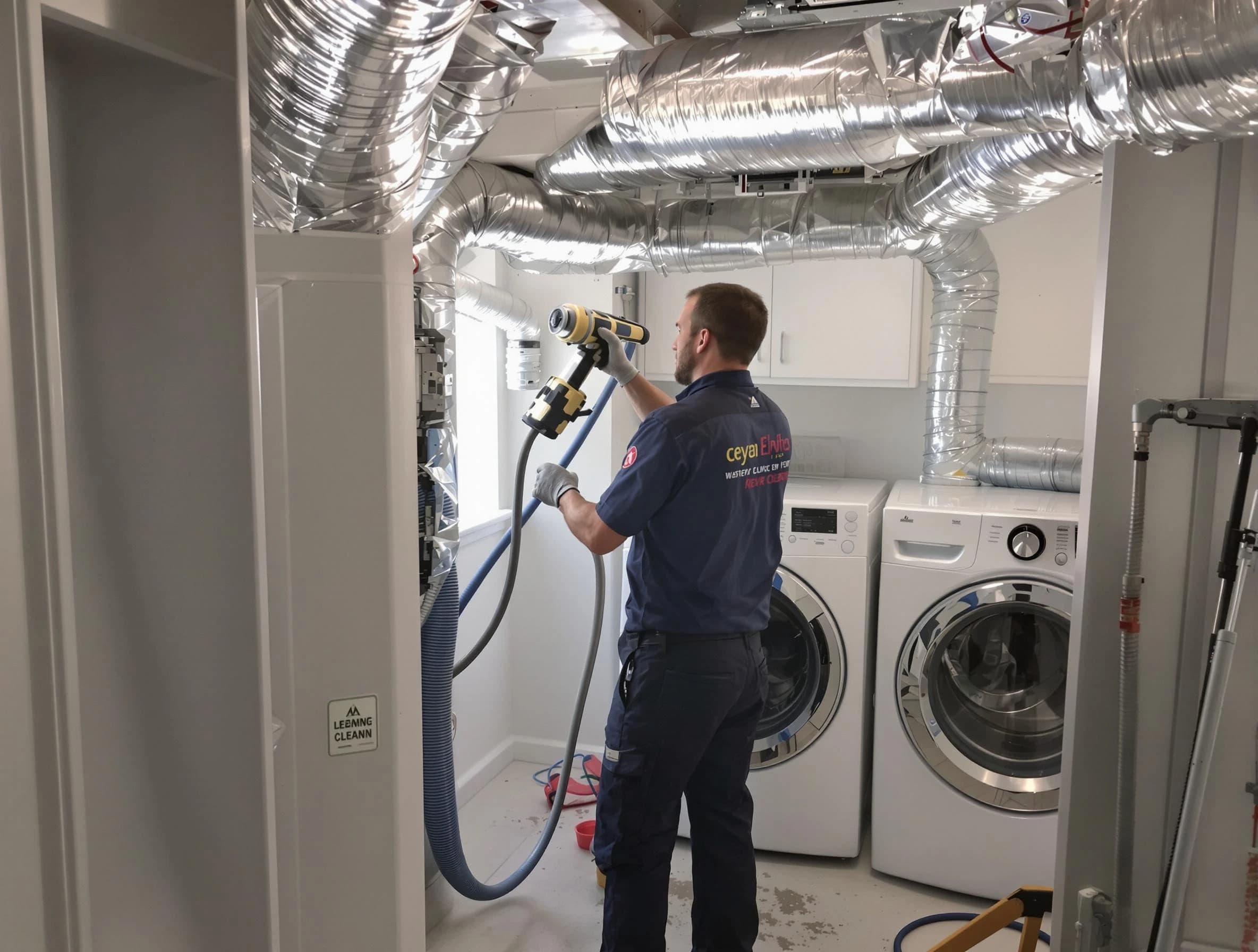 South Strabane Dryer Vent Cleaning specialist using advanced equipment for thorough duct cleaning in South Strabane