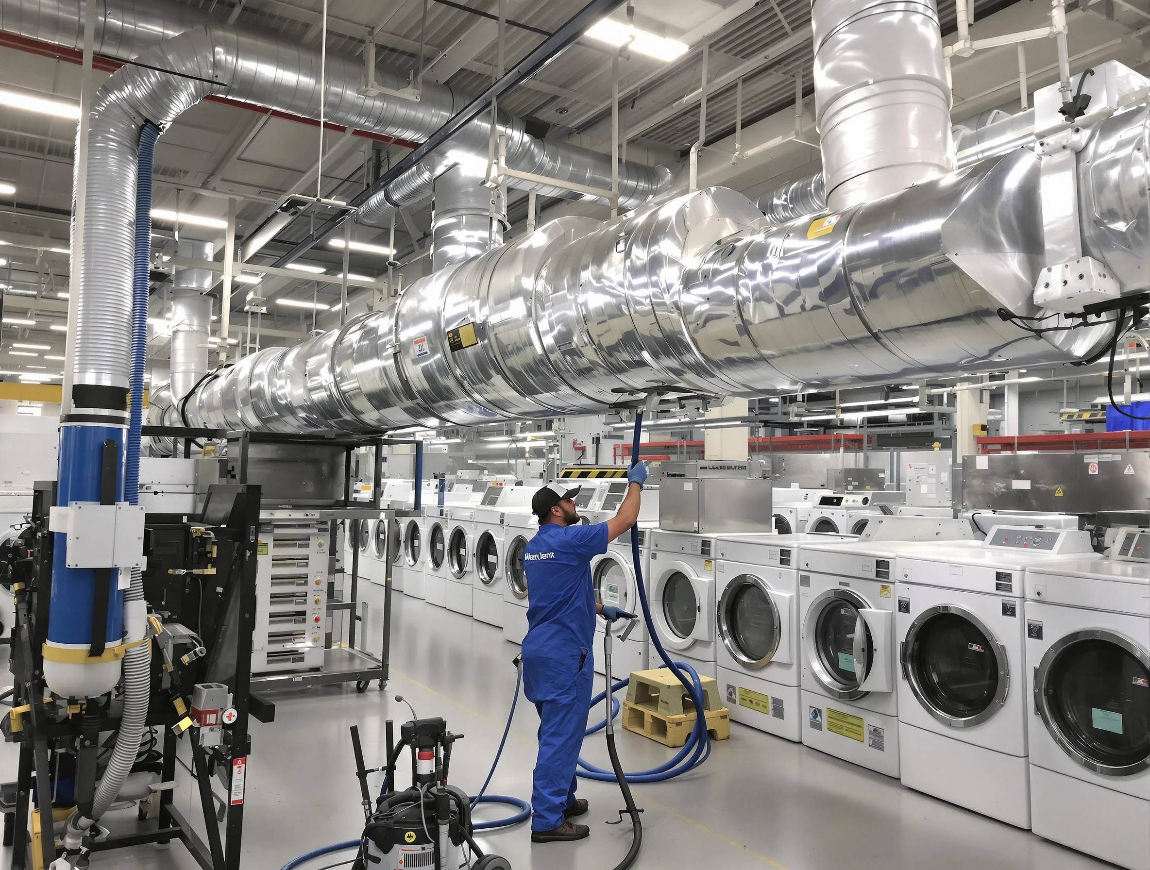 South Strabane Dryer Vent Cleaning team performing heavy-duty industrial dryer vent cleaning in South Strabane